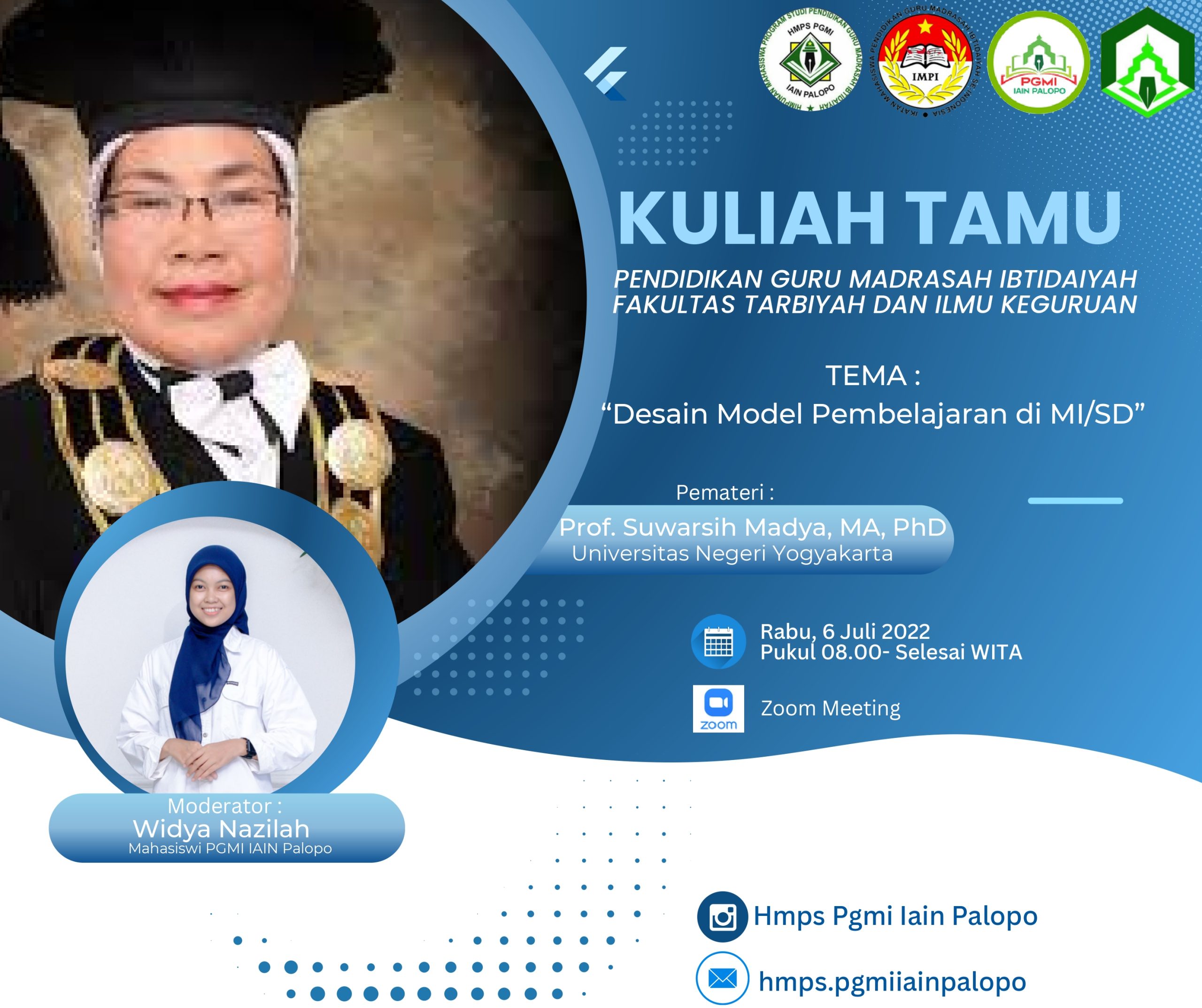 Guru Besar UNY Berbagi Ilmu Desain Model Pembelajaran di Prodi PGMI IAIN Palopo