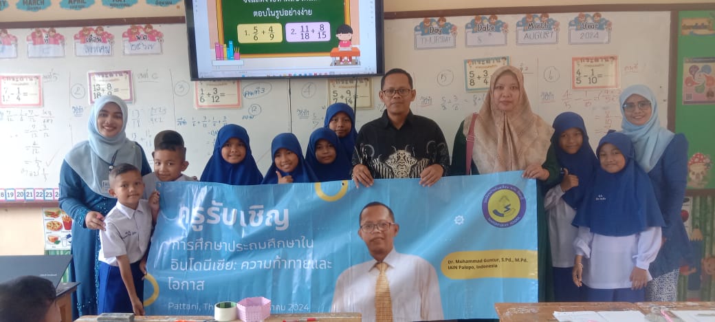 Dosen PGMI IAIN Palopo Laksanakan Guest Teacher di Bantonturian School, Thailand